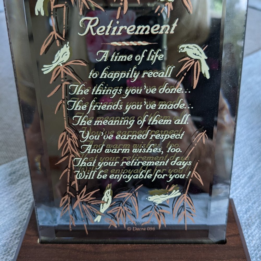 Retirement Plaque